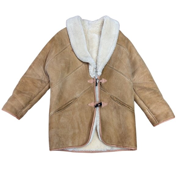 Vintage Shearling Coat - Picture 1 of 8